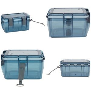 OUTDOOR PRODUCTS Watertight Box Dress Blues Small 3.25 x 5.25 x 6.75 in 840ml